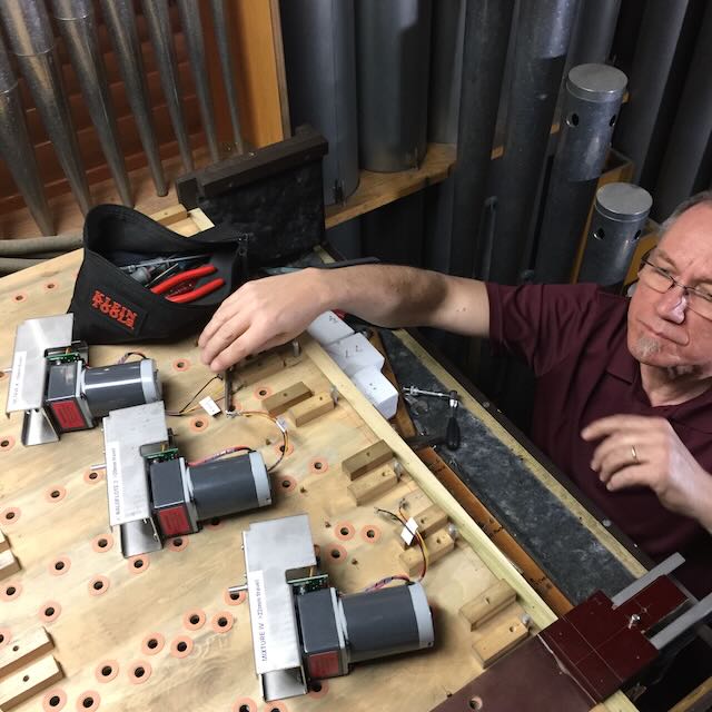 Installation of new slider motors in the Great division